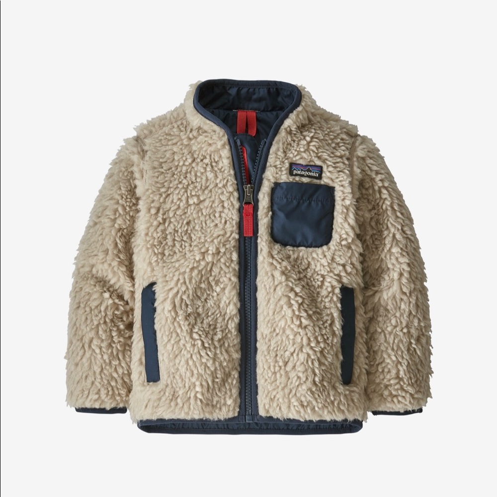 Patagonia baby retro-x fleece jacket 12 month